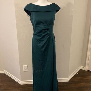Ruffled Off-The-Shoulder Gown